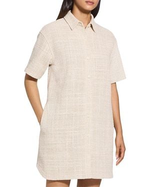 Theory Easy Mini Dress - Natural