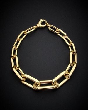 Italian Gold 14k Graduated Bracelet - Blue