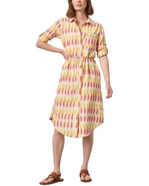 Lilla P Ikat Shirt Dress - Natural