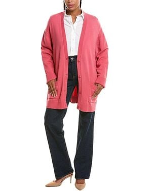 Michael Kors Cashmere Oversized Cardigan - Red