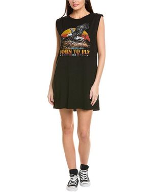Project Social T Born To Fly Mini Dress - Black