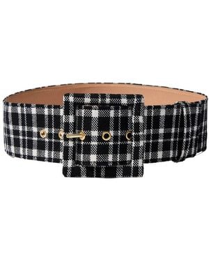 Carolina Herrera Icon Wool-Blend Belt - Black