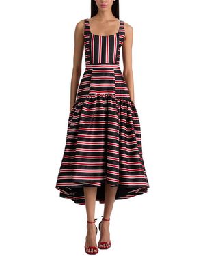 Alice + Olivia Diana Midi Dress - Red