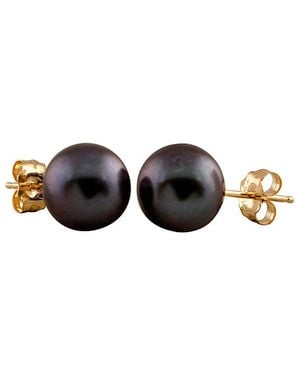 Splendid 14k 8-9mm Akoya Pearl Studs - Multicolor