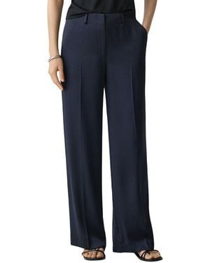 Theory St Classic Pant Linen - Blue
