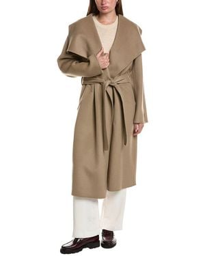 Dawn Levy Gisele Double-Faced Wool & Cashmere-Blend Coat - Natural