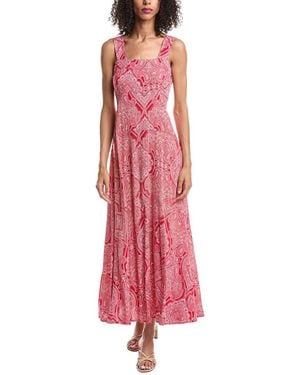 Vince Camuto Smocked Back Maxi Dress - Pink
