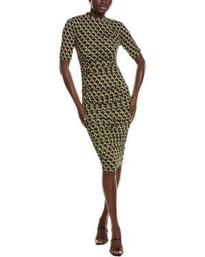 Diane von Furstenberg Lena Midi Dress - Green