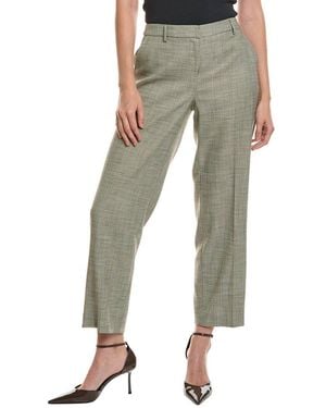 Anne Klein Slash Pocket Straight Pant - Green