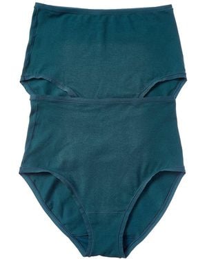 Natori 2pk Bliss Bare High Waist Brief - Blue