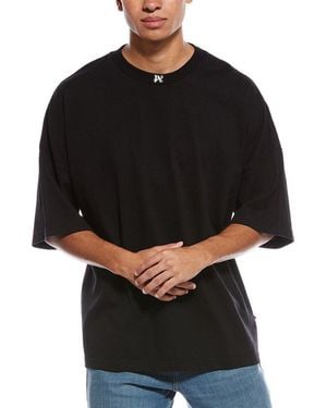 Palm Angels Nop Palm Graffiti Loose T-Shirt - Black