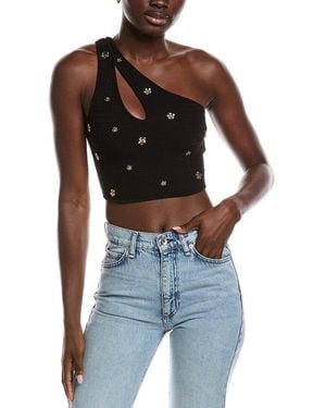 Sandro Embellished Jumper Top - Blue