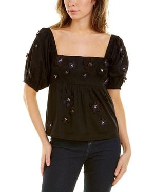St. Roche Pom Top - Black