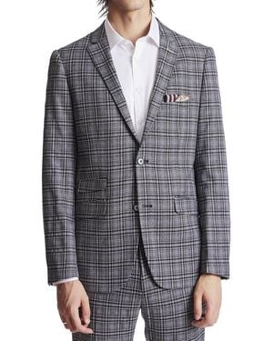 Paisley & Gray Dover Notch Slim Fit Jacket - Grey