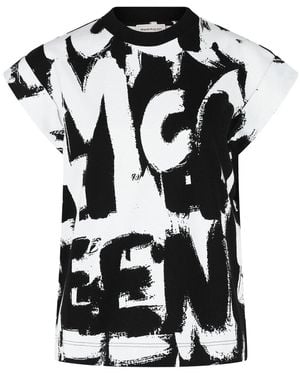 McQueen Graffiti T-Shirt - Black