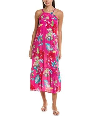 Tommy Bahama Fiesta Floral Maxi Dress - Pink