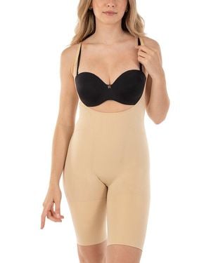 Body Beautiful Seamless Thigh Bodysuit Boyleg Shaper - Natural