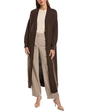 525 America Wool-Blend Duster Cardigan - Brown
