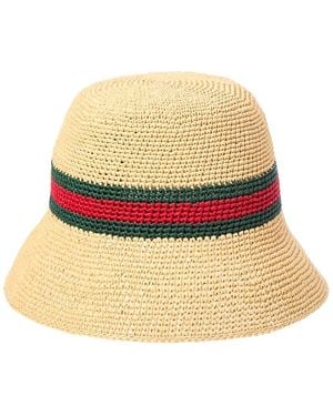 Gucci Gg Web Hat - Natural