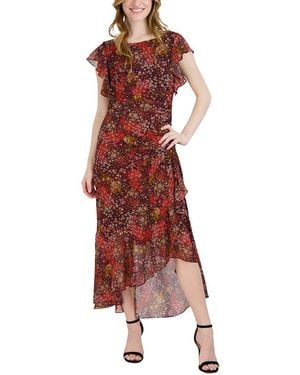 Julia Jordan Midi Dress - Red