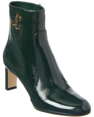Jimmy Choo Jc 65 Leather Bootie - Green