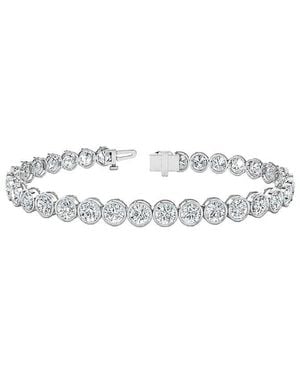 Lab Grown Diamonds 14K 10.89 Ct. Tw. Lab-Grown Diamond Tennis Bracelet - White