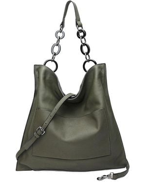 Tiffany & Fred Paris Leather Tote - Green