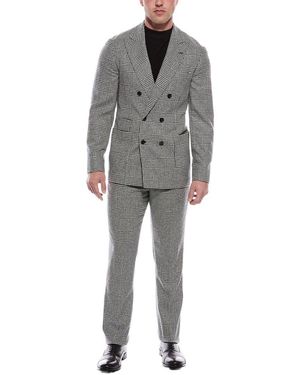 Brunello Cucinelli 2pc Wool & Cashmere-blend Suit - Grey