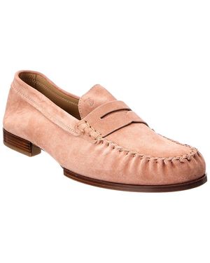 Tod's Suede Loafer - Pink