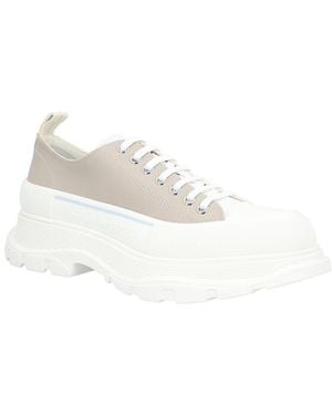 McQueen Tread Slick Canvas Shoe - White