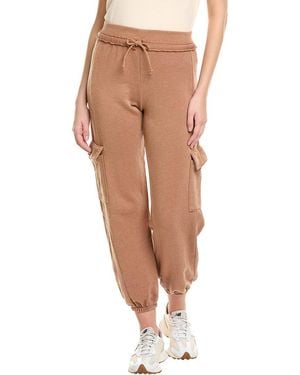 Project Social T Raven Raw Edge Cargo Pant - Natural