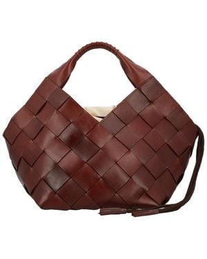 Dragon Diffusion Botteghe Leather Shoulder Bag - Brown