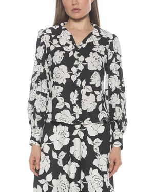 Alexia Admor Rah Blouse - Grey