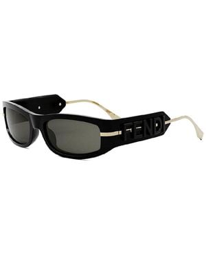 Fendi Fe40120I 57Mm Sunglasses - Black