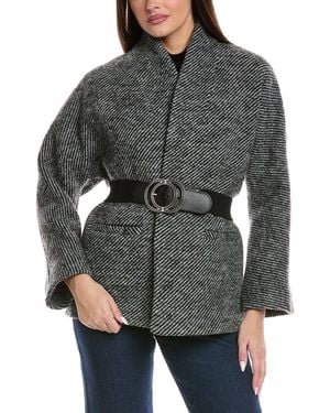 Ba&sh Manteau Carole Wool Coat - Gray
