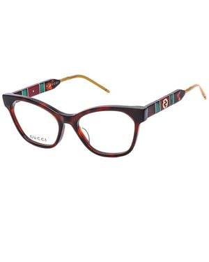 Gucci Gg0600O 54Mm Optical Frames - Brown