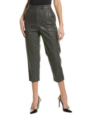 Brunello Cucinelli Sequin Wool & Cashmere-blend Pant - Black
