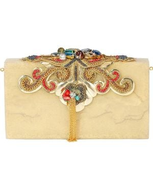 TIRAMISU Crowned Jewel Minaudiere - Metallic