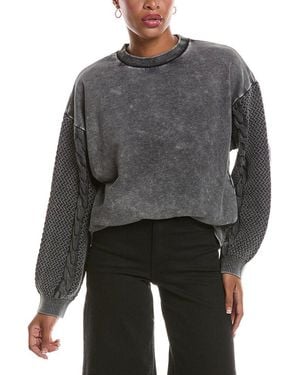 Chaser Brand French Terry Maritime Pullover - Gray