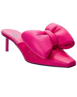 Off-White c/o Virgil Abloh Off- Allen Sabot Leather Pump - Pink
