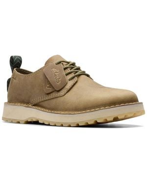 Clarks Solsbury Lace Leather Oxford - Brown