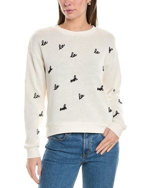 Wildfox Ooh La La Bailey Pullover - White
