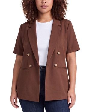 Anne Klein Plus Jacket - Brown
