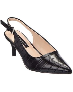 French Connection Quinn Croco Pump - Black