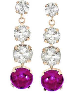 Anton Heunis Plated Cascade Studs - Pink