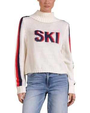 Elan Turtleneck Jumper - White