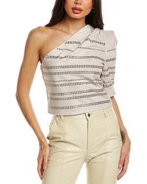 IRO Moroni Suede Top - Grey