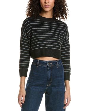 Isla Ciel Striped Sweater - Black