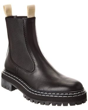 Proenza Schouler Leather Chelsea Boot - Black
