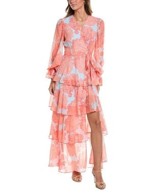 Hutch Bardot Maxi Dress - Pink